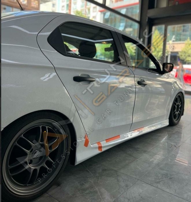 Citroen C Elysee Yan Ek Marşpiyel (Plastik)