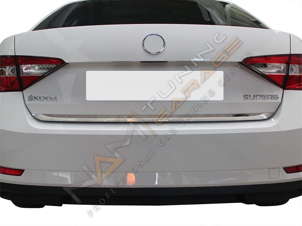 Skoda SuperB Krom Bagaj Alt Çıta 2015-2019 Paslanmaz Çelik
