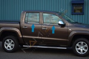 Vw Amarok Cam Çıtası 2010- Paslanmaz Çelik