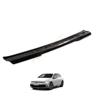Golf 8 Arka Tampon Eşiği 2021+ Tampon Üstü Koruma Parlak / Mat Siyah