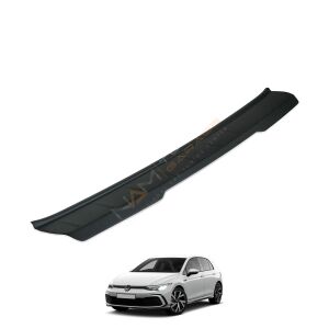 Golf 8 Arka Tampon Eşiği 2021+ Tampon Üstü Koruma Parlak / Mat Siyah