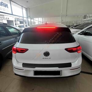 Golf 8 Arka Tampon Eşiği 2021+ Tampon Üstü Koruma Parlak / Mat Siyah
