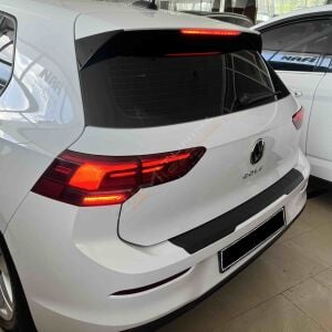 Golf 8 Arka Tampon Eşiği 2021+ Tampon Üstü Koruma Parlak / Mat Siyah