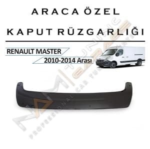 Renault Master Kaput Rüzgarlığı 2010-2014 arası Piano Black