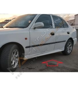 Hyundai Accent Admire Yan Ek Marşpiyel (Plastik) 2000-2006