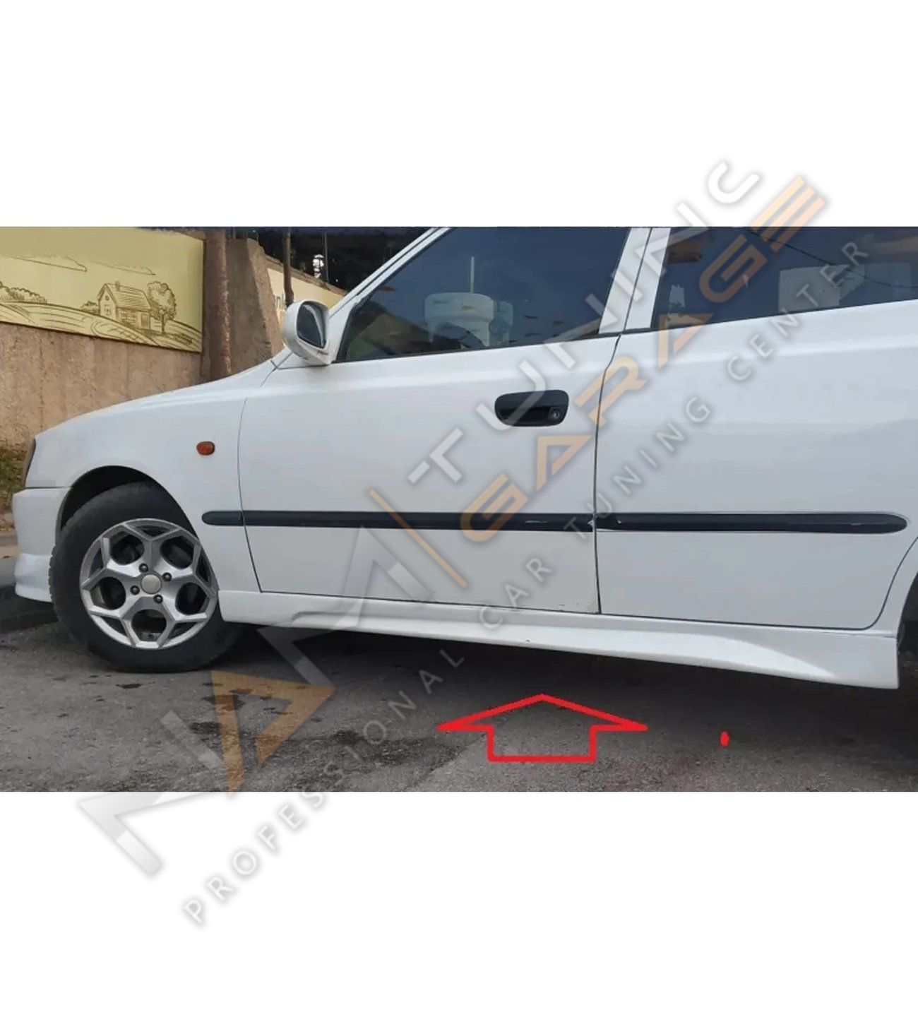 Hyundai Accent Admire Yan Ek Marşpiyel (Plastik) 2000-2006