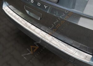 Vw Caddy Arka Krom Tampon Üstü Koruma 2021+ Tampon Eşiği