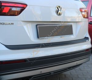 Tiguan Arka Tampon Eşiği 2016+ Tampon Üstü Koruma Parlak / Mat Siyah