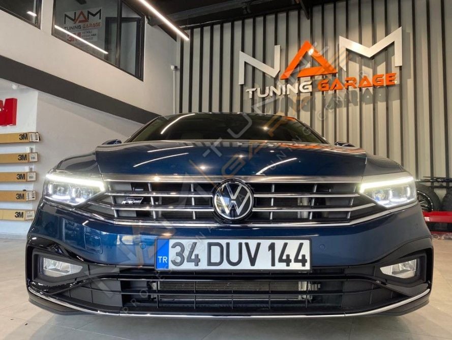 PASSAT B8.5 R LINE ÖN TAMPON VE PANJUR SETI 2019+ Uyumlu