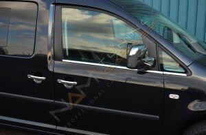 Vw Caddy Krom Cam Çıtası 2004-2014 Paslanmaz Çelik