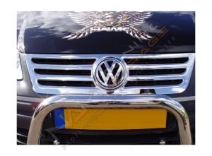 Vw Caddy Ön Panjur Kromu 2004-2010 Paslanmaz Çelik