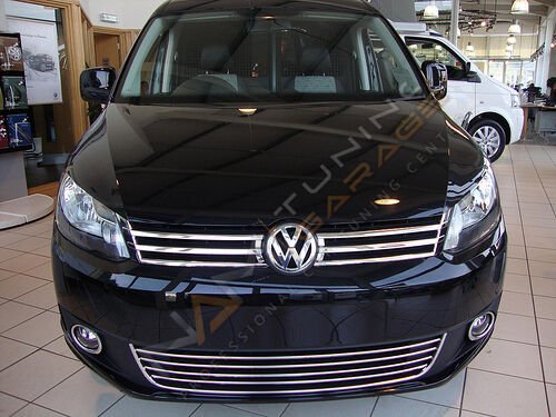 Vw Caddy Ön Panjur Kromu 2010-2014 Paslanmaz Çelik