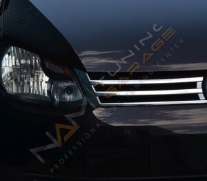 Vw Caddy Ön Panjur Kromu 2010-2014 Paslanmaz Çelik