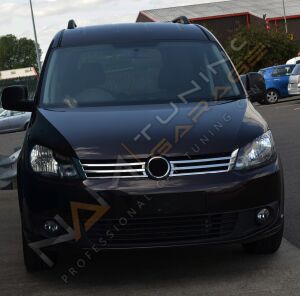 Vw Caddy Ön Panjur Kromu 2010-2014 Paslanmaz Çelik