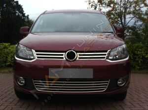 Vw Caddy Krom Sis Far Çerçevesi 2010-2014 Paslanmaz Çelik