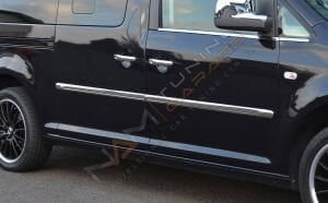 Vw Caddy Krom Yan Kapı Çıtası 2007-2010 Paslanmaz Çelik