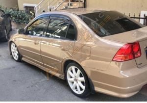 Honda Civic Vtec 2 Yan Ek Marşpiyel (Plastik)