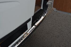 Vw Crafter Krom Arka Tampon Eşiği 2006-2017 Paslanmaz Çelik