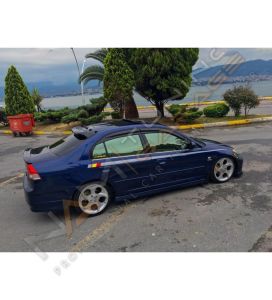 Honda Civic Vtec 2 Cam Üstü Spoiler (Plastik) Piano Black