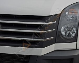 Vw Crafter Ön Panjur Kromu 2012-2017 Paslanmaz Çelik