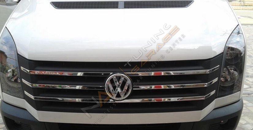Vw Crafter Ön Panjur Kromu 2012-2017 Paslanmaz Çelik