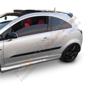 Opel Corsa D Tek Kapı Yan Ek Marşpiyel (Plastik)