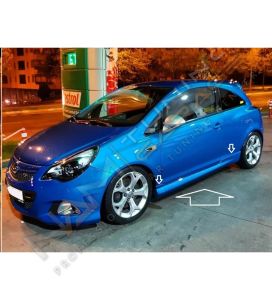 Opel Corsa D Tek Kapı Yan Ek Marşpiyel (Plastik)