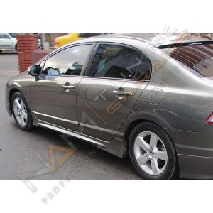 Honda Civic Fd6 Mugen RR Yan Ek Marşpiyel (Plastik) 2006-2011 arası