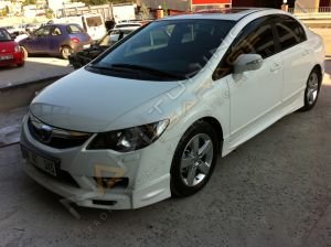 Honda Civic Fd6 Mugen RR Yan Ek Marşpiyel (Plastik) 2006-2011 arası