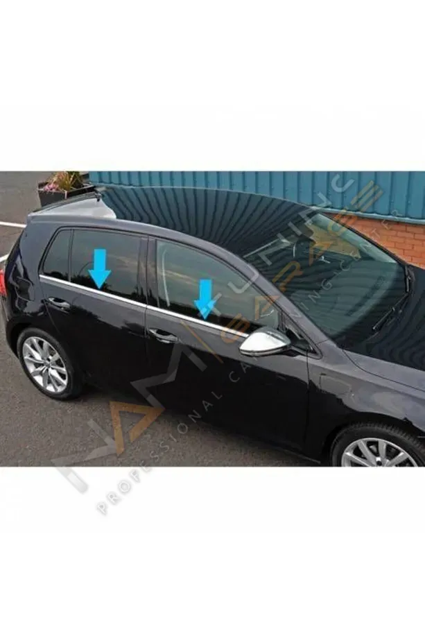 Vw Golf 6 Krom Cam Alt Çıtası 2010-2013 Paslanmaz Çelik