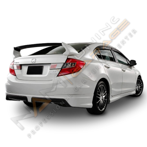 Honda Civic Fb7 RR Difüzör (Plastik) Arka Ek Boyasız Sağ Sol Tekli Çıkış