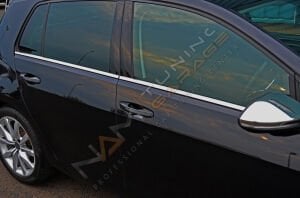 Vw Golf 7 Krom Cam Alt Çıtası 2013- Paslanmaz Çelik