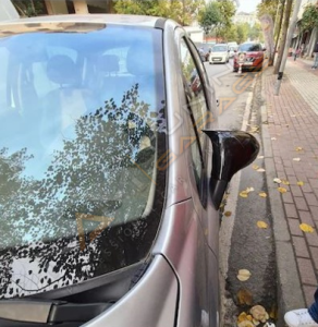 Peugeot 308 Batman Yarasa Ayna Kapağı Piano Black / 2007-2013