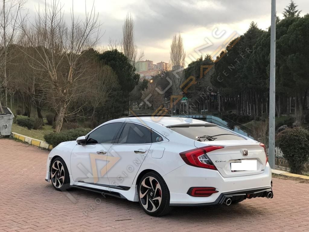 Honda Civic FC5 Mugen Yan Marşpiyel (Plastik) 2016-2021