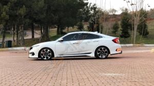 Honda Civic FC5 Mugen Yan Marşpiyel (Plastik) 2016-2021