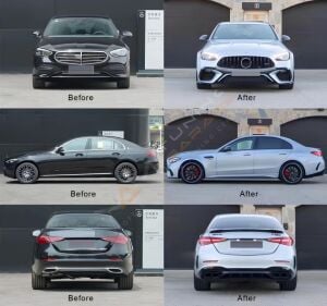 MERECEDES W206 C63 GÖRÜNÜM BODY KIT ÖN ARKA YAN