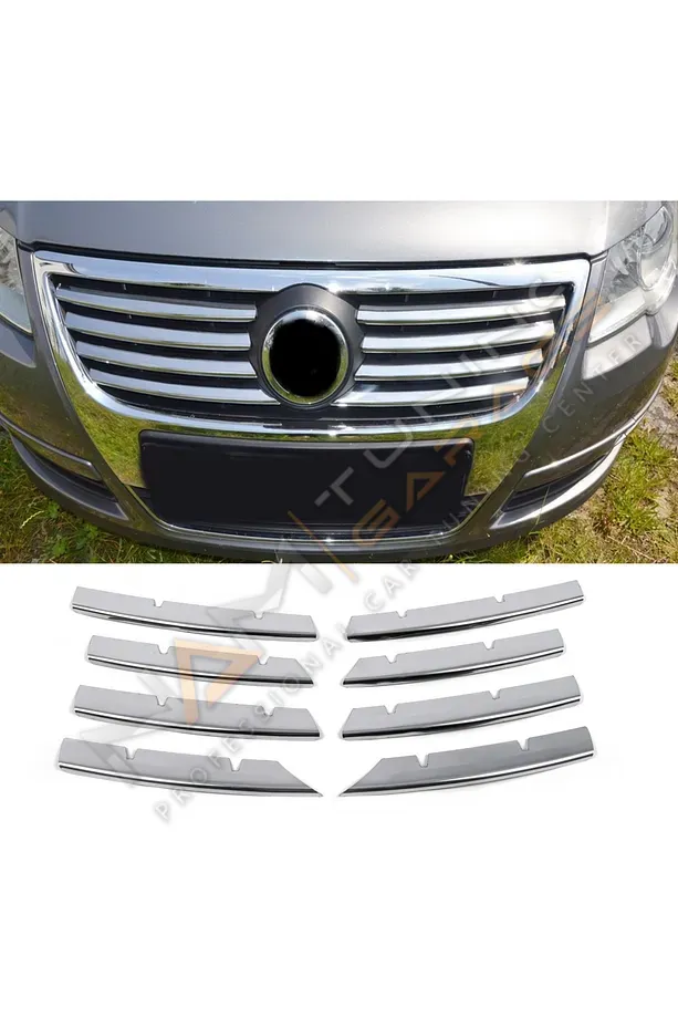 Vw Passat B6 Ön Panjur Kromu 2005-2010 Paslanmaz Çelik
