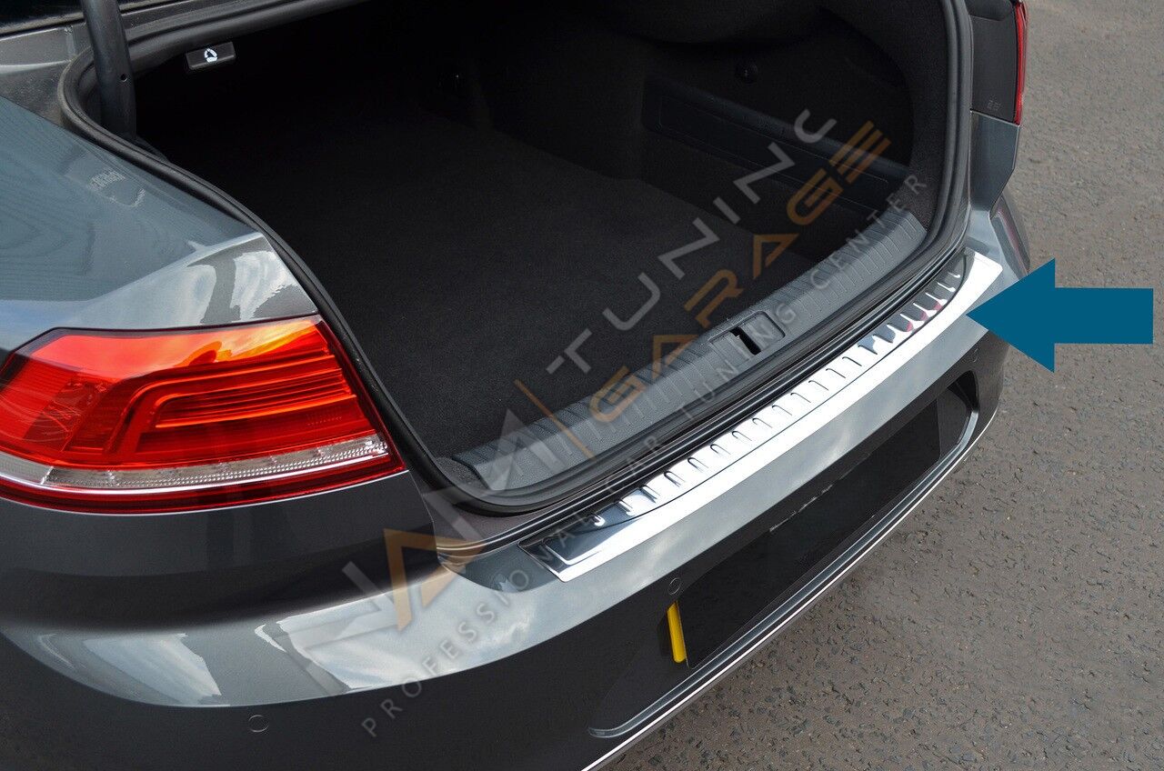 Vw Passat B8 Krom Arka Tampon Üstü Koruma 2015-2019 Tampon Eşiği
