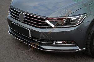 Vw Passat B8 Krom Ön Tampon Alt Çıta 2015-2019 Paslanmaz Çelik