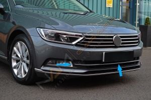 Vw Passat B8 Krom Sis Farı Orta Çitası 2019- Paslanmaz Çelik