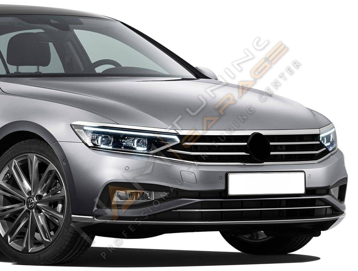 Vw Passat B8,5 Krom Ön Tampon Alt Çıtası 2019+