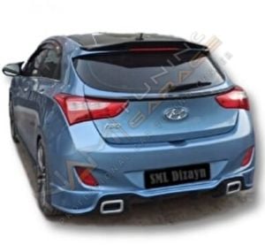 Hyundai i30 RS Difüzör (Plastik) Piano Black 2012-2017 arası