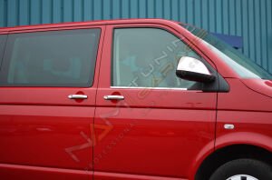 Vw T5 Transporter Krom Cam Çıtası 2003-2015 Paslanmaz Çelik