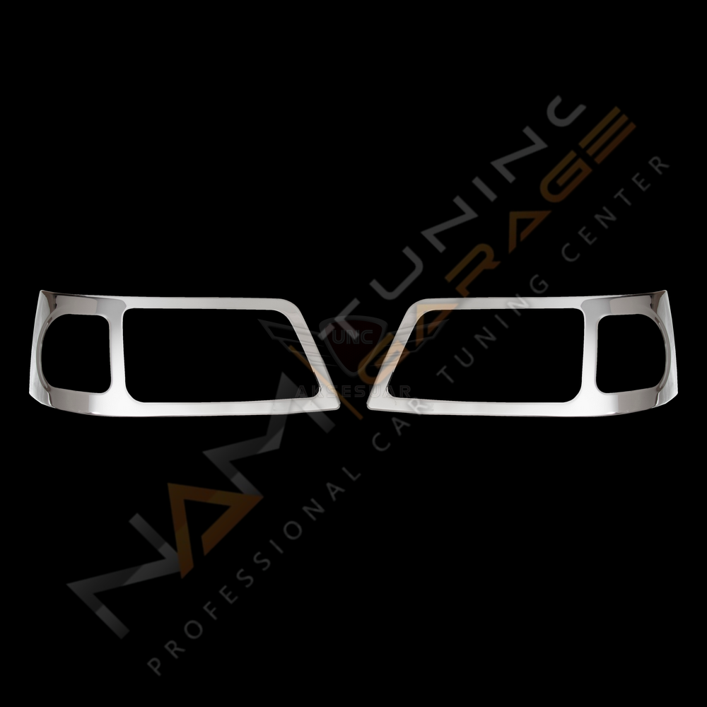 Vw T5 Transporter Krom Far Çerçevesi 2003-2010 Paslanmaz Çelik