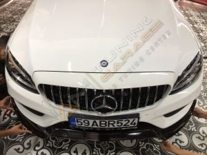 Mercedes W205 C180 Ön Ek 2 Parça Ön Ek (Plastik)