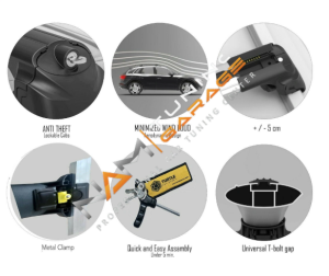 Bmw X5 E53 2000-2006 Turtle Air1 Ara Atkı Portbagaj Taşıyıcı