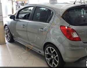 Opel Corsa D Rieger Yan Ek Marşpiyel (Plastik) 2006-2014