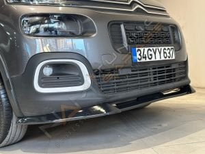 Peugeot Rifter Ön Lip (Plastik) 2018-2024 Parlak Siyah