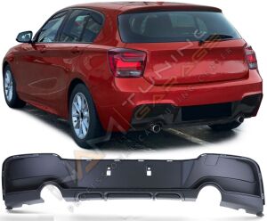 BMW F20 DİFÜZÖR M-TECH TAMPON İÇİN ÇİFT ÇIKIŞ 2011-2015