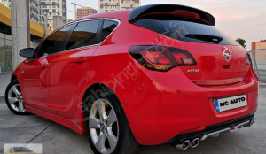 Opel Astra J Kanallı Yan Ek Marşpiyel Sport Model 2009-2020